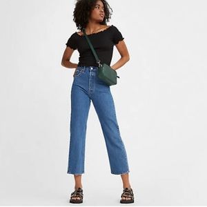 Levi’s ribcage straight ankle jeans